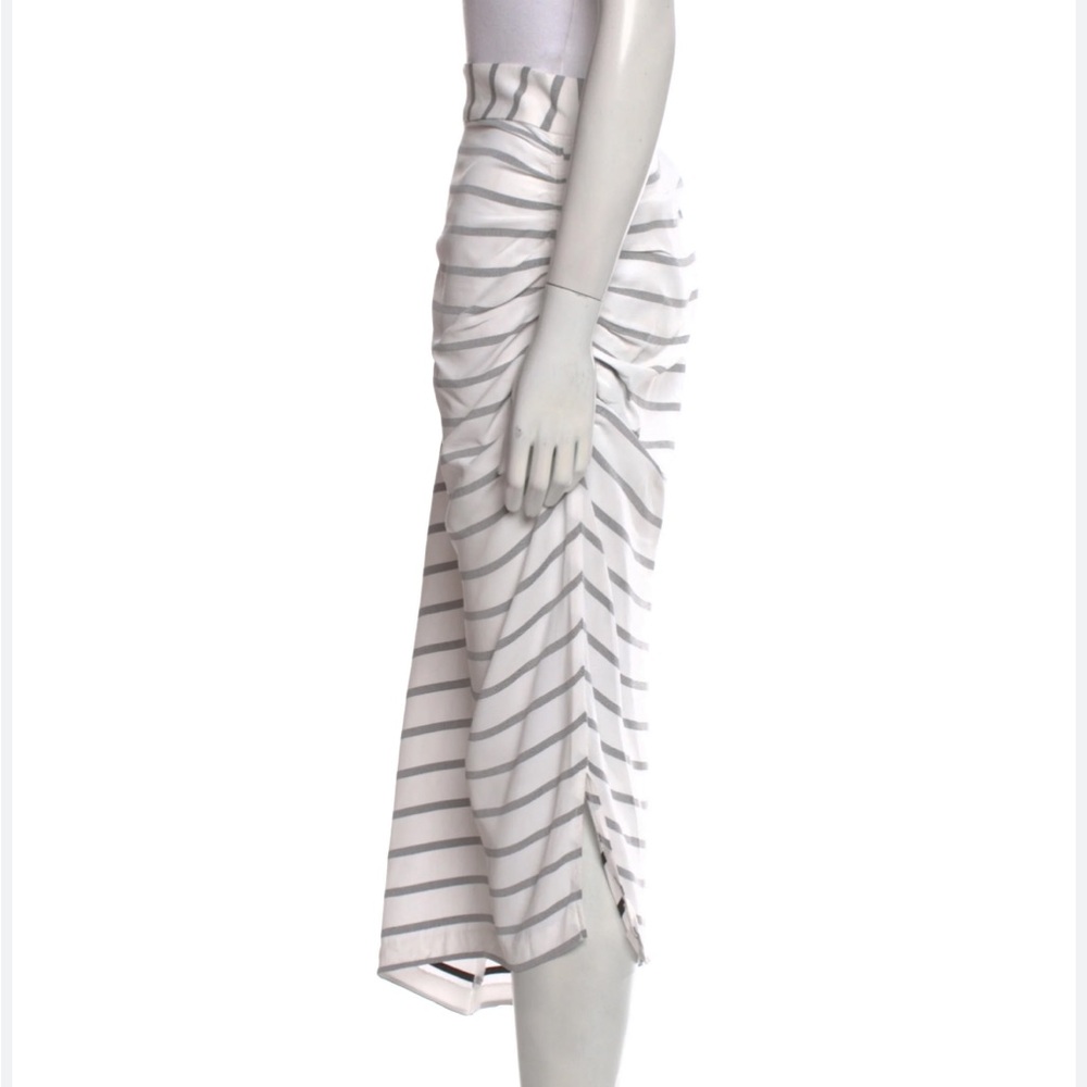 Smythe Stripe Midi Skirt